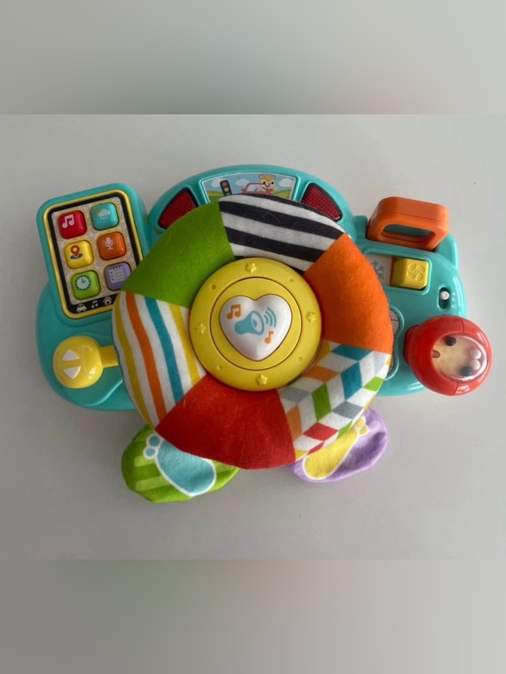 Multicolor Baby Activity Steering Wheel Toy with Sounds - vtech